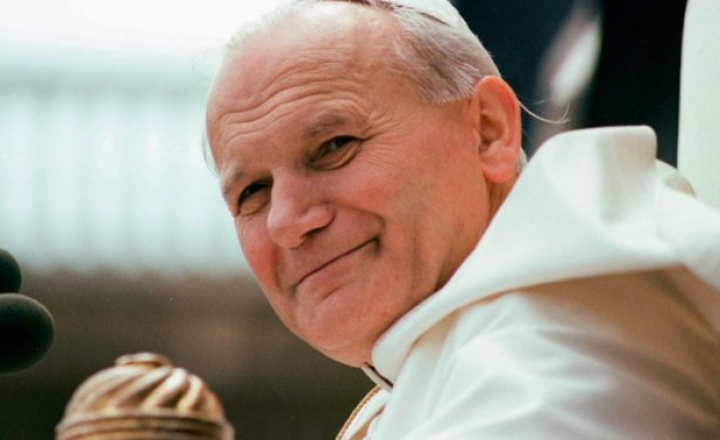 São João Paulo II e o padre mendigo